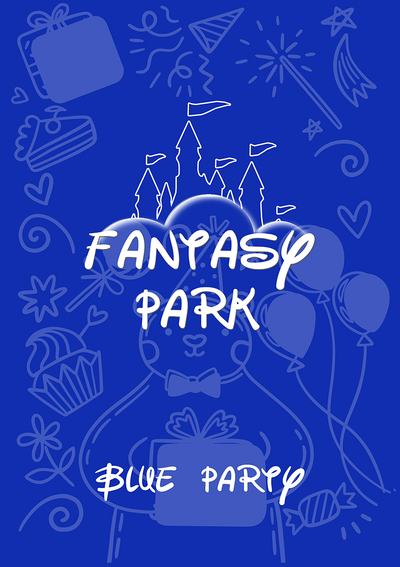 fantasy park blue party