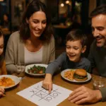 Giochi per famiglie durante la cena fuori: le idee più semplici che non annoiano mai