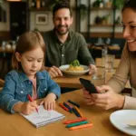 Cosa portare a una cena fuori con bambini? I consigli che semplificano la serata