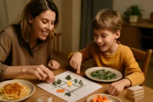 Come inventare giochi culinari durante i pasti? Spunti pratici per trasformare la cena in gioco