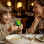 Come intrattenere un bambino timido durante una cena fuori? L’attività che sblocca subito la socialità