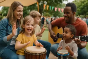 Attività musicali divertenti da proporre durante eventi per famiglie: il dettaglio che stimola la partecipazione di grandi e piccoli