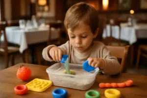 Giochi sensoriali facili da preparare in casa: soluzioni perfette per aspettare il pasto al ristorante
