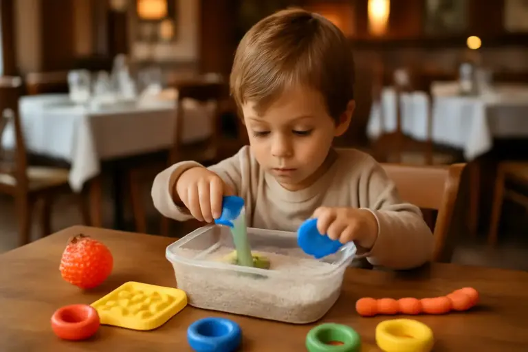 Giochi sensoriali facili da preparare in casa: soluzioni perfette per aspettare il pasto al ristorante